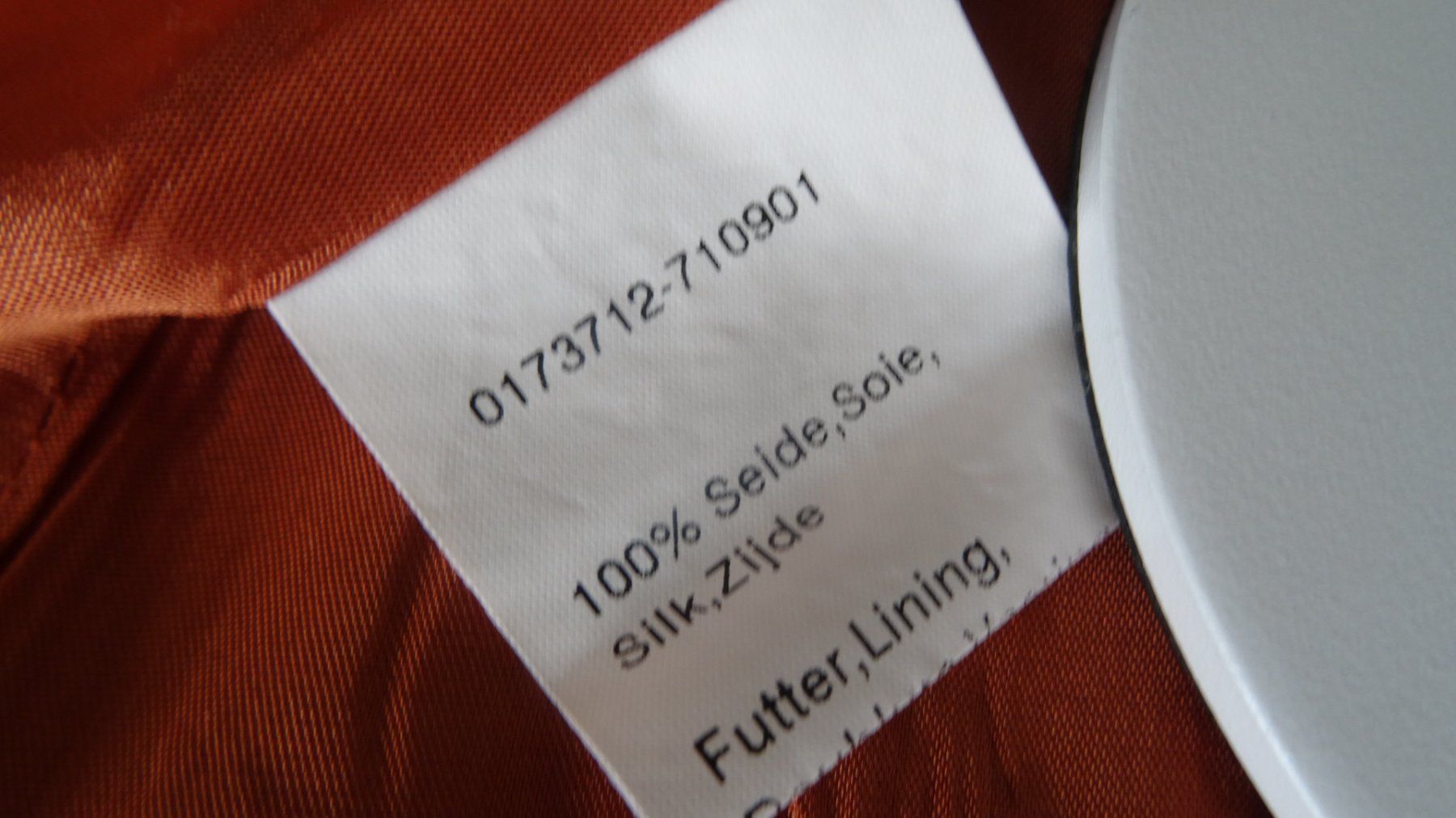 Giacche: Orange Seidenjacke mit Blumenmuster, Gr. 38 – Usato da Ehrendingen venduto da CHMEX 5