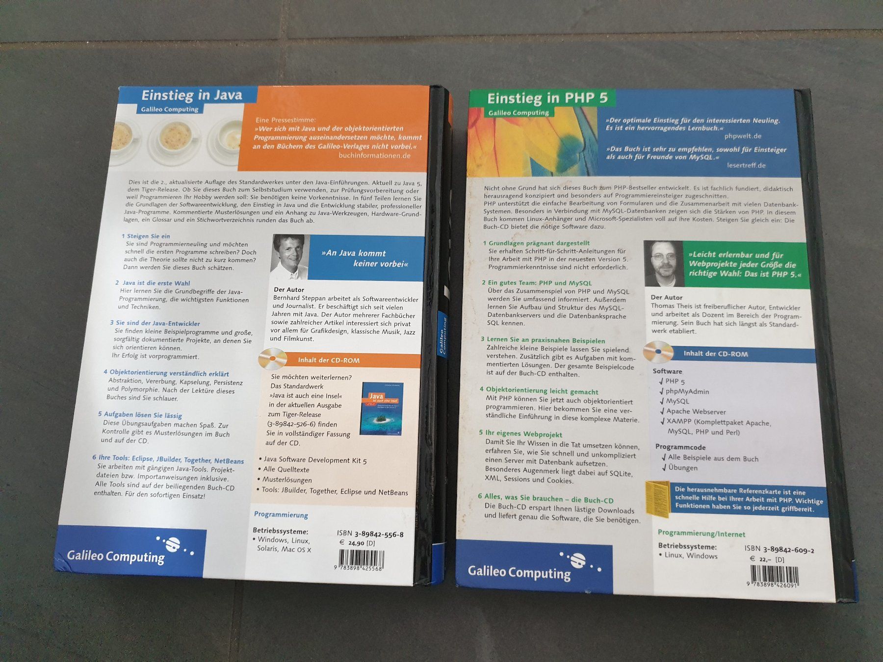 Libri: 4 Lehrbücher für Java, PHP und TYPO 3 von Galileo Computing – Usato da Füllinsdorf venduto da master_mind 1