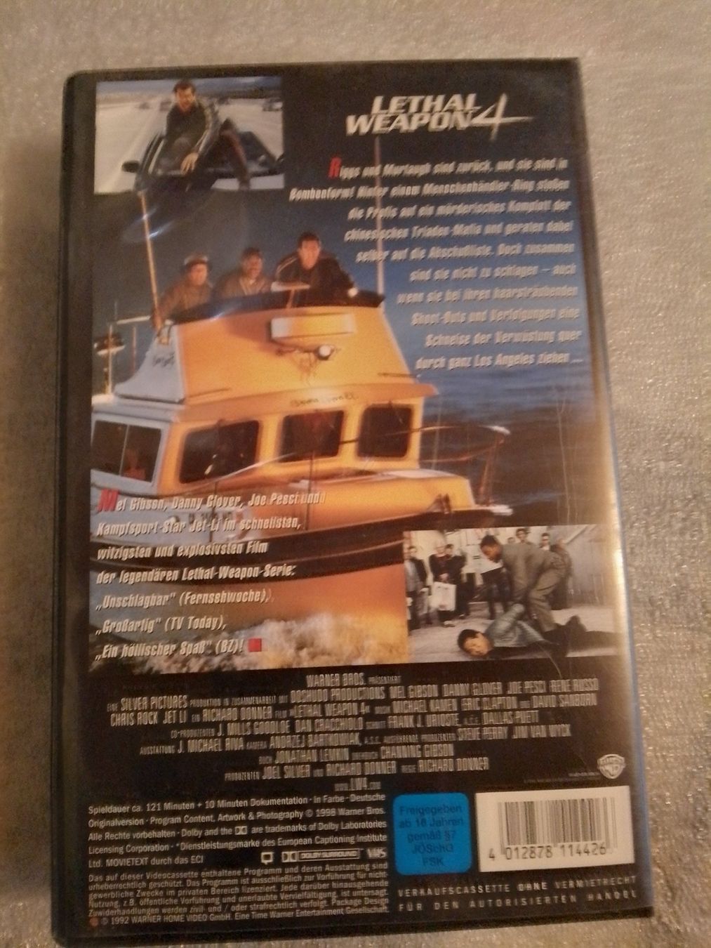 Tutti i VHS: Lethal Weapon 4 Warner Home Video VHS 1607591 – Usato da Remetschwil venduto da Hofiii 1