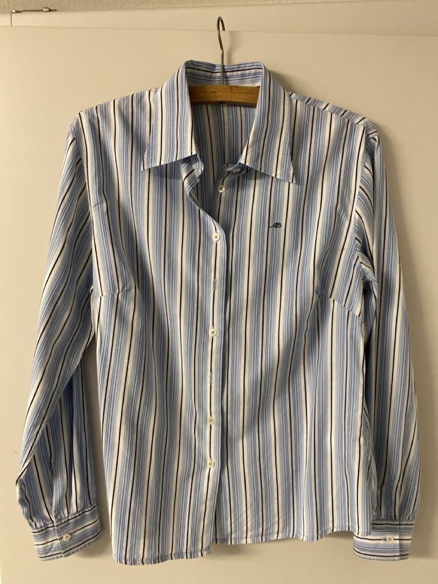 Camicette: Bluse blau/weiss gestreift Gr.L Basefield – Usato da Baar venduto da kamasija