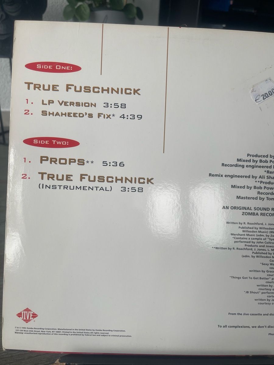 Schallplatten: Fu - Schnickens / True Fuschnick  – Gebraucht aus Dagmersellen von stonefinger 1