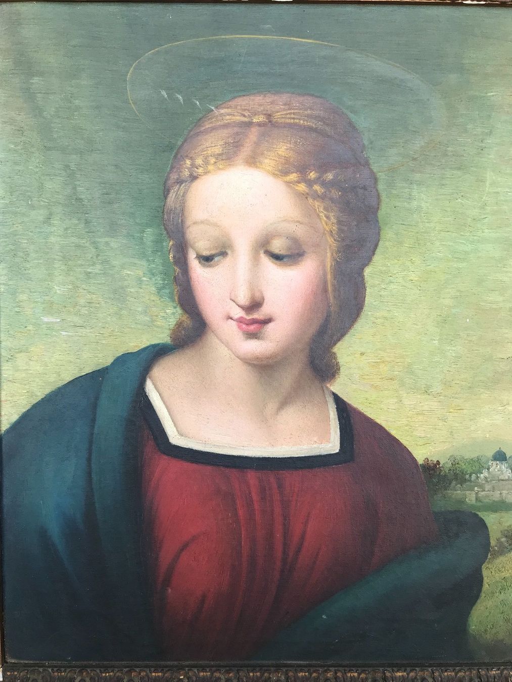 Dipinti: Madonna: Tableau/ Gemälde/ Quadro – Usato da Fribourg venduto da SD1910