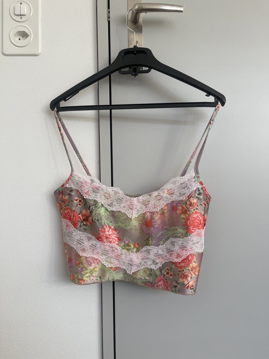 Top: Sommerliches buntes Trägertop – Usato da Zürich venduto da liz_22fd