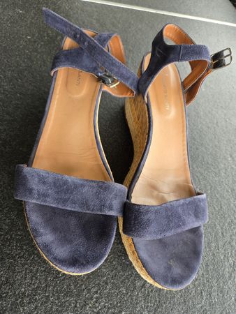 Roberto Santi Keilsandalen Gr. 41 blau