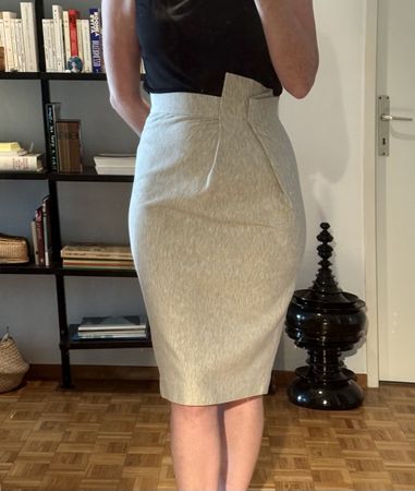 COS GREY PENCIL SKIRT SIZE 36