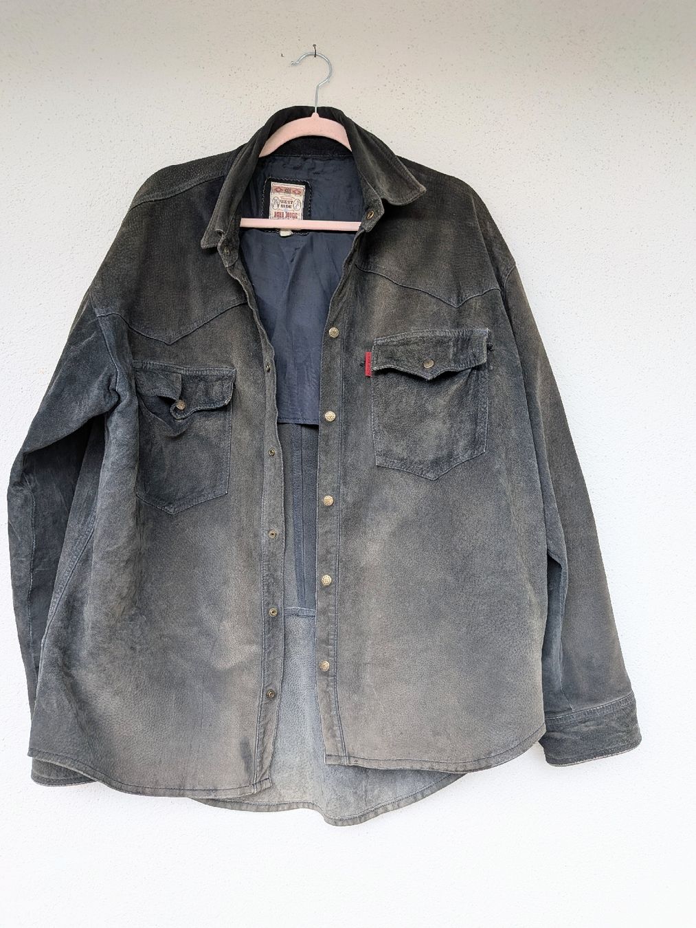 Jacken: Schwarze Wildederjacke – Gebraucht aus Bern von dun