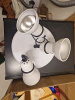 Deckenlampe 3 Spots weiss
