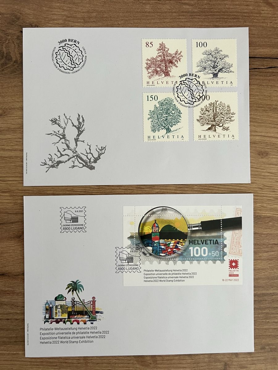 Alle Briefmarken: 7Stk. CH FDC Sonderblocks 2021-2023 – Neu (gemäss Beschreibung) aus Braunau von Desil2511 1