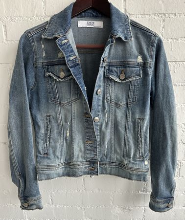 Coole ZARA Z1975 Denim Jeansjacke / Gr. S – im Vintage Look
