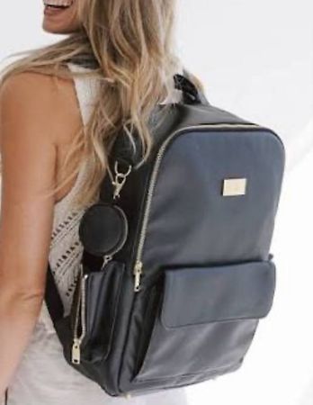 Wickelrucksack Rookie inkl Schnulleretui, Wickelunterlage