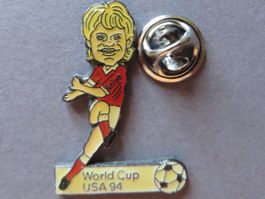 PIN, SCHWEIZER NATI FUSSBALL SPIELER GEIGER, WM 94 USA