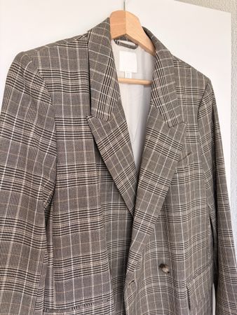 Karomuster Oversized Blazer Gr. M