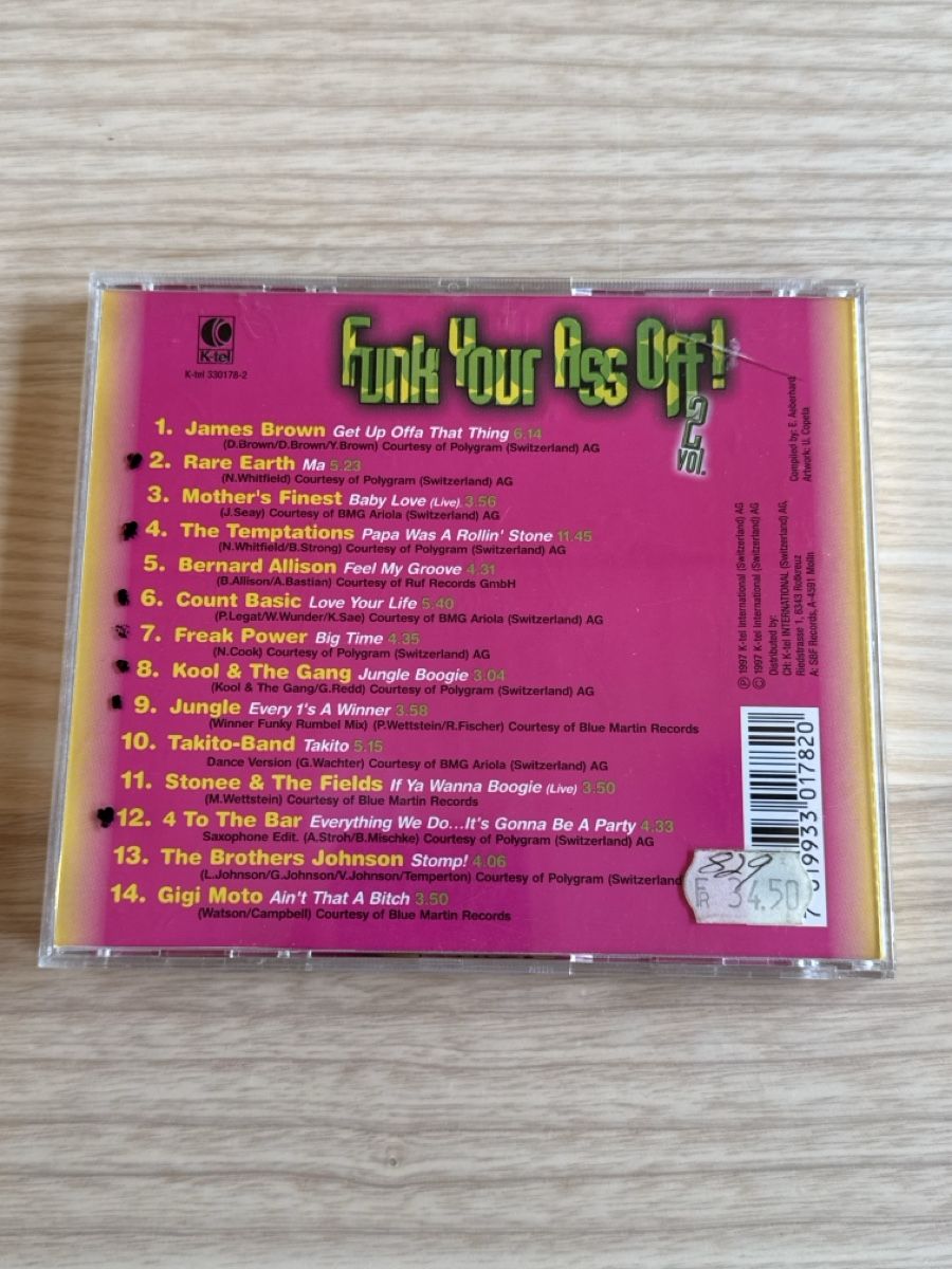 CD: Funk Your Ass Off! Vol. 2 - Diverse Interpreten - CD – Usato da Unterwasser venduto da Kaiser1652 1