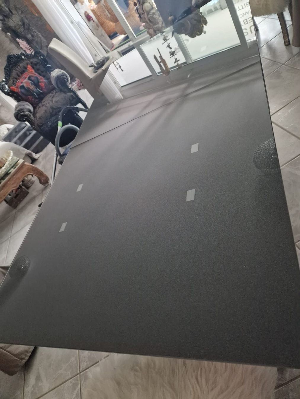 Tavoli: Designer Esstisch mit Glasplatte und Chrom-Gestell – Usato da Birmensdorf ZH venduto da sturzli 5
