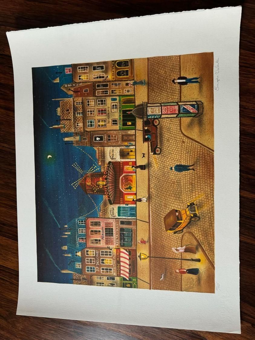 Grafiken & Lithographien: Eugene Valentin Latour Beautiful Lithograph Signed Paris – Gebraucht aus Vésenaz von ang_5z9t