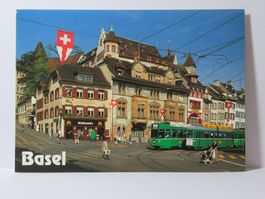 Basel , Barfüsserplatz , Tram