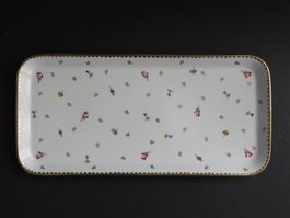 Cake- Kuchenplatte mit Streublumen Dekor von Langenthal 1960
