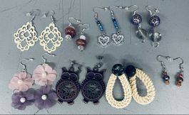 Set a 8 Ohrringe, Modeschmuck,