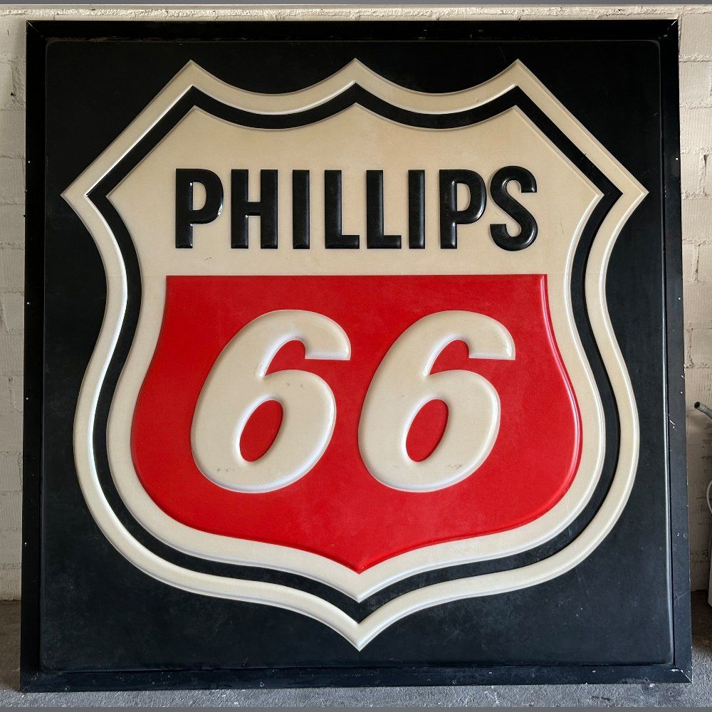 Insegne: Phillips 66 Plexi-Reklame riesig USA – Usato da Lüchingen venduto da Aw67 1