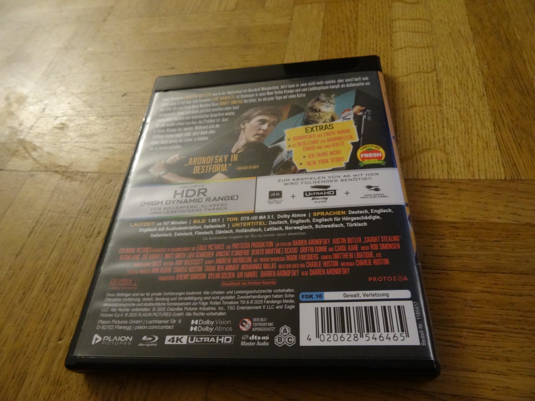 Tutti i DVDs: 4K UHD Blu-ray Caught Stealing – Usato da Olten venduto da Disc-Verkauf 2
