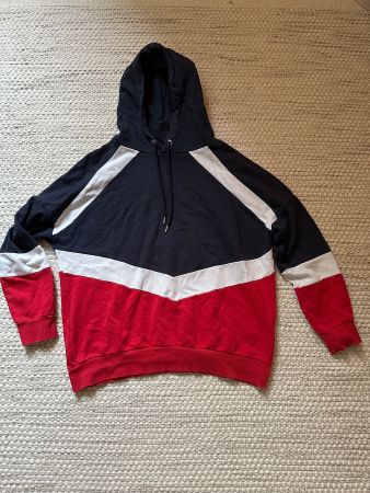 H&M Damen Hoodie Gr. S gestreift – Kapuzenpullover
