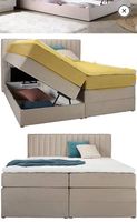 2x 90x200 Boxspringbettauflagen + 180x200Topper