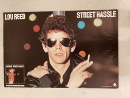 Promoplakat Lou Reed (Ecke defekt)