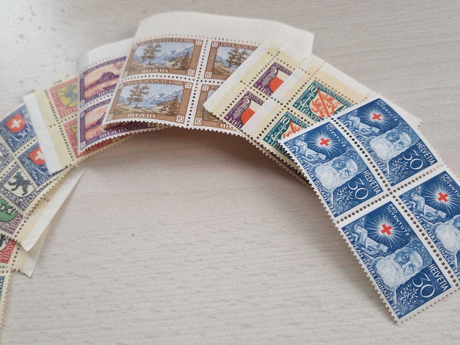 Tutti i francobolli: PJ 4er Blöcke postfrisch**, ab 1.- – Usato da Burgdorf venduto da Glossy01 2