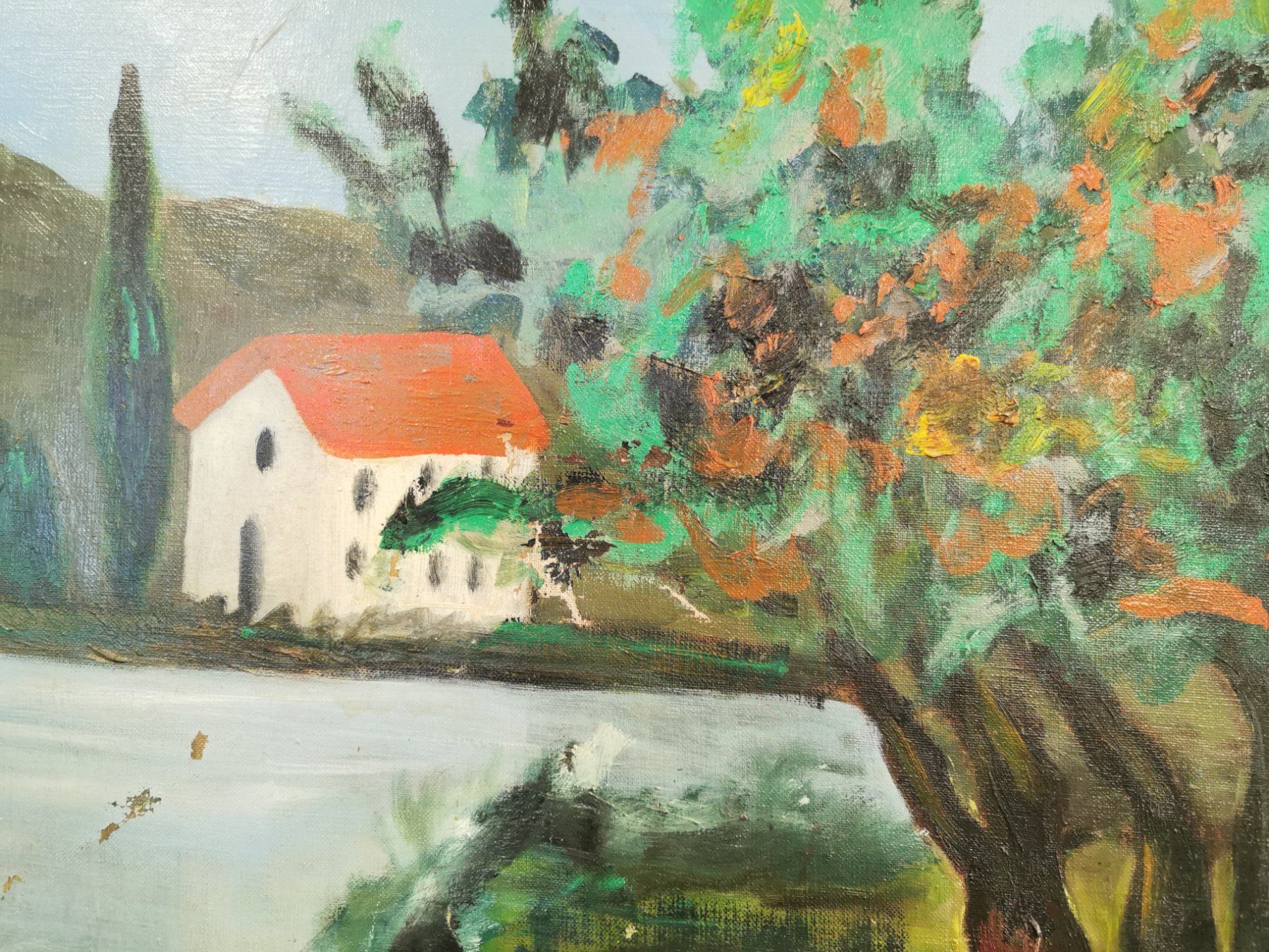 Gemälde: HUILE SUR TOILE SIGNÉE – Gebraucht aus Genève von Qanil77 4