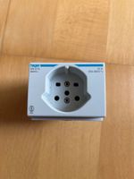 Prise Hager T15 pour DIN gris