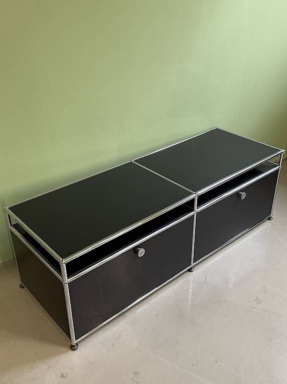 TV Möbel: USM Haller Lowboard graphitschwarz – Gebraucht aus Glattbrugg von q-aderdesign 1