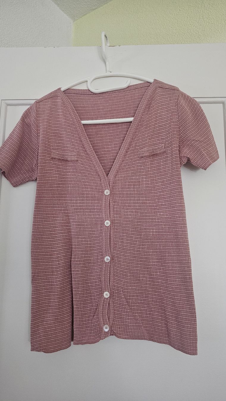 Vestes: Damen Strickjacke Rosa Grösse M  – D'occasion à Aarau par Mery6