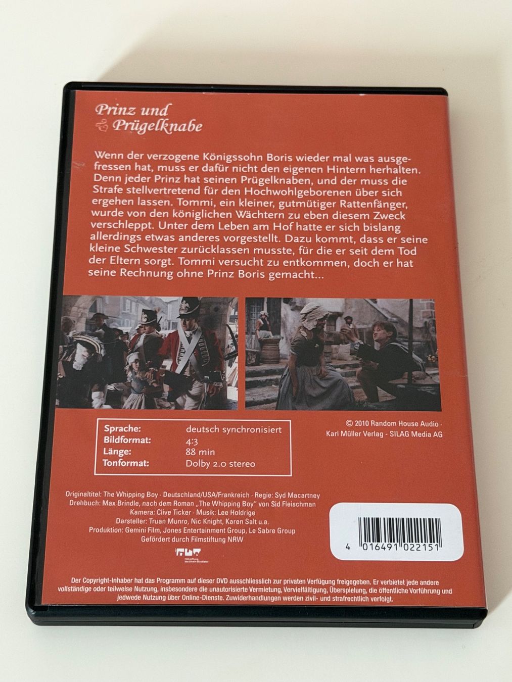 Alle DVDs: Prinz und der Prügelknabe DVD – Gebraucht aus Altstätten SG von sheamus 1
