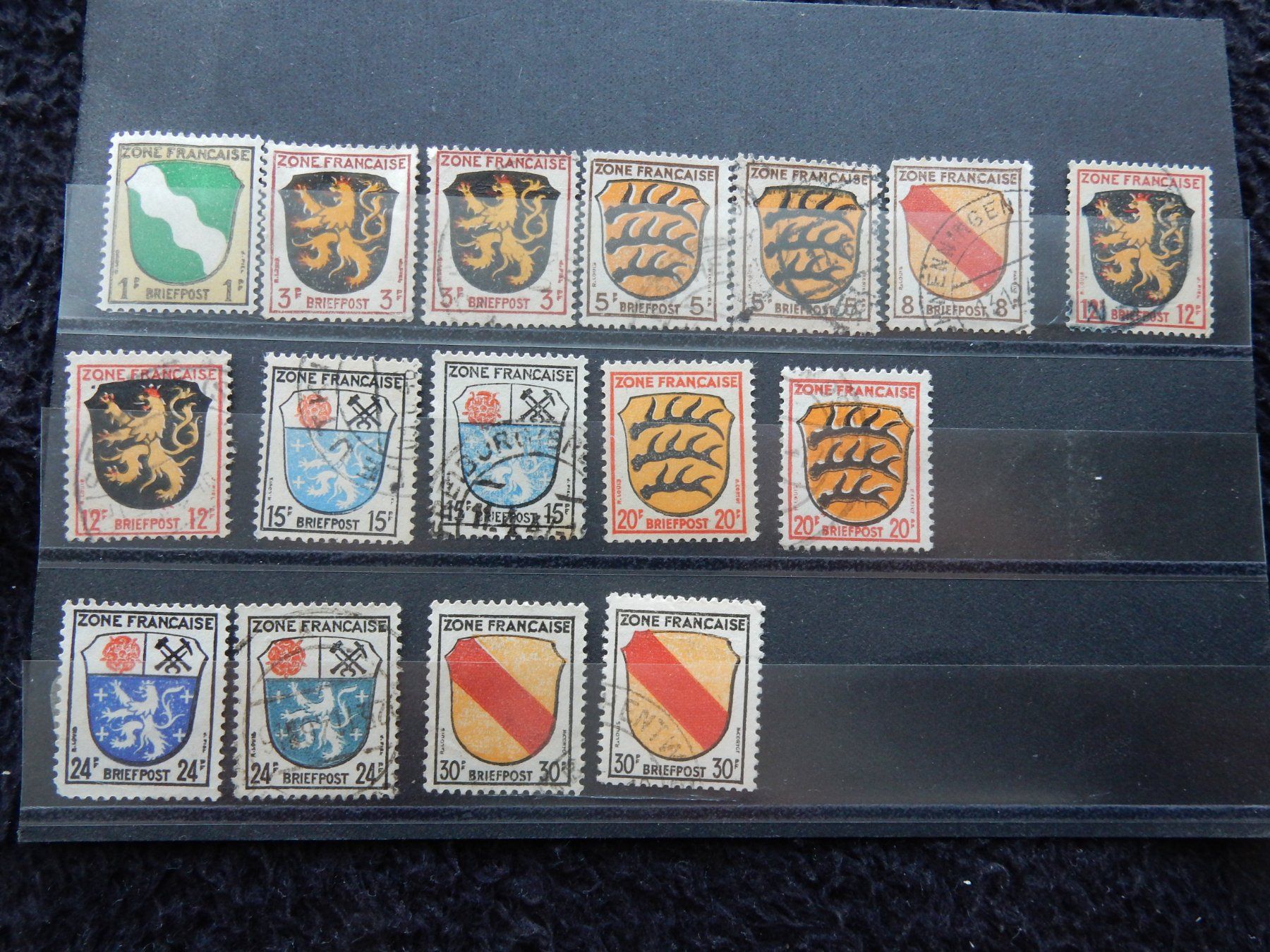 Alle Briefmarken: Lot Zone Francaise – Gebraucht aus Boniswil von Weibo12
