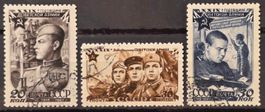 UdSSR 1947 Sowjetarmee 29 Jahre Militär Lot gestempelt / *