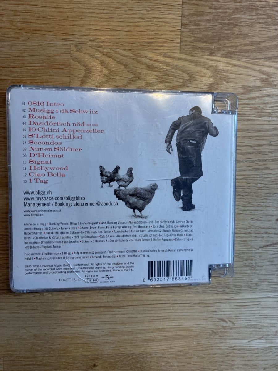 CD: BLIGG – Usato da Oberrindal venduto da Darmando 3