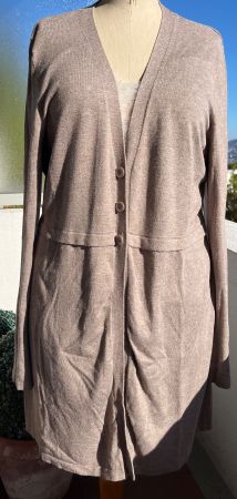Damen Strickjacke beige mit Knöpfen gebraucht guter Zustand