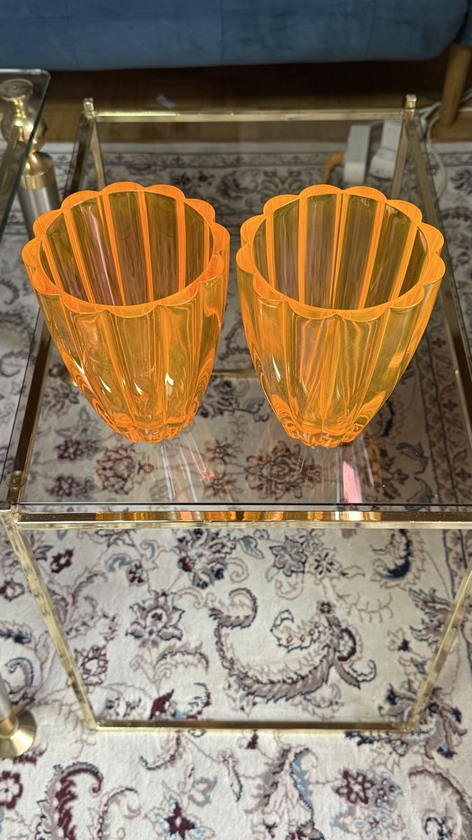 Vasi & Recipienti: Seltene Vase Orange Uranglas – Usato da Trasadingen venduto da Kaffee.mann 2