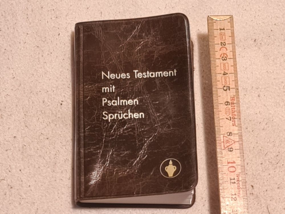 Buch, Neues Testament mit Psalmen Sprüchen, Bibel ab 1 Fr. Kaufen auf