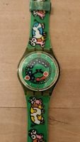 Swatch Uhr 🐄 fröhlich grüne kühe, praktisch neu