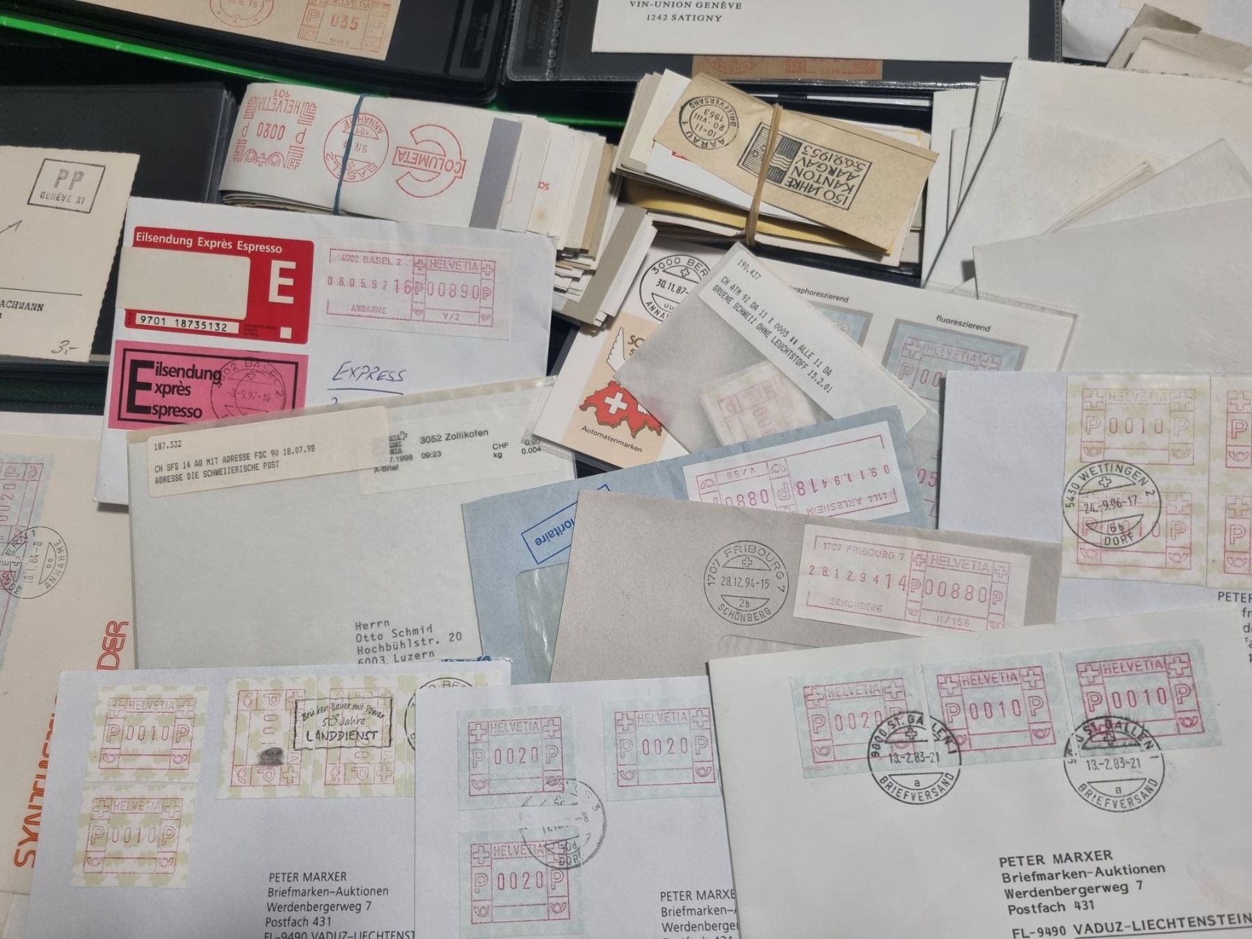 Tutti i francobolli: Posten Postautomation, ATM, P.P + Werbestempel, etc. – Usato da Gümligen venduto da Geniusbuy 4