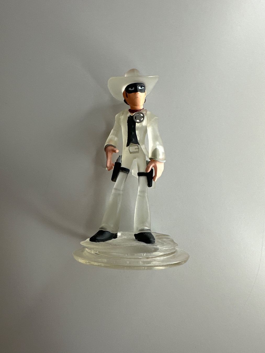 Disney Statuette: Disney Infinity Figur - Kristall Lone Ranger - Selten – Usato da St.gallen venduto da taduz