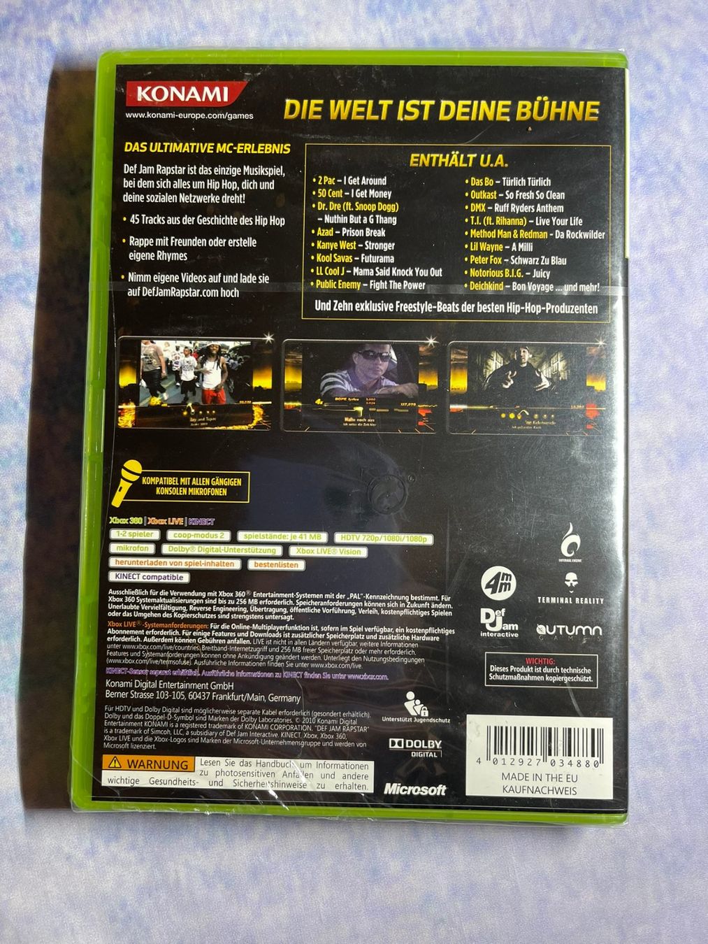 Giochi: Def Jam Rapstar Xbox 360 - Neu & OVP – Nuovo (secondo la descrizione) da Märstetten venduto da AlienNova 1
