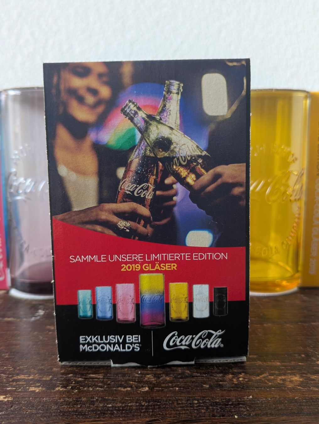Coca-Cola Bicchieri: 7 Coca-Cola Gläser SET, limitierte Edition 2019, neu – Nuovo (secondo la descrizione) da Buchs Sg venduto da chr_mrj9 3
