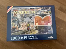 noris Puzzle 1000 Teile, Märklin Lokomotive, V200 027 - NEU