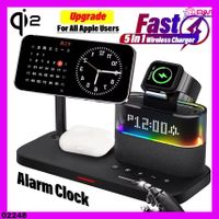 iPhone IWatch Airpods Schnellladestation Qi2 5 In 1 magnetis