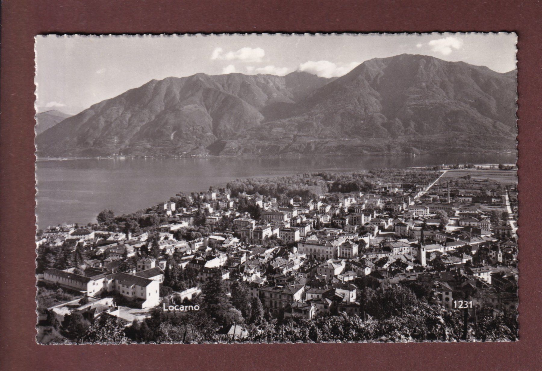 Cartoline postali: LOCARNO - 1951 – Usato da Pully venduto da nicecards-shop