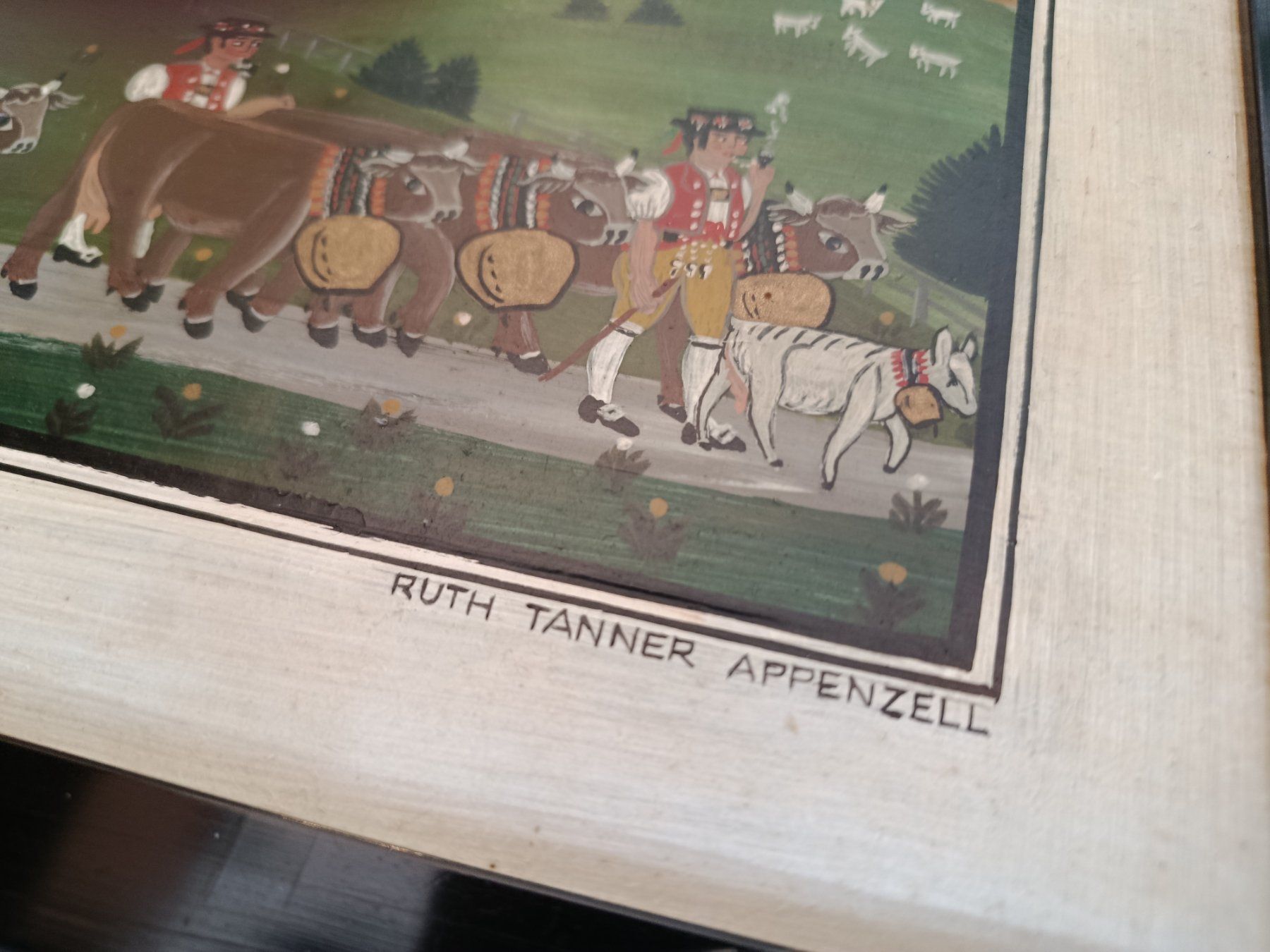 Dipinti: Ruth Tanner Appenzell Gemälde – Usato da Riehen venduto da twentymodern 2