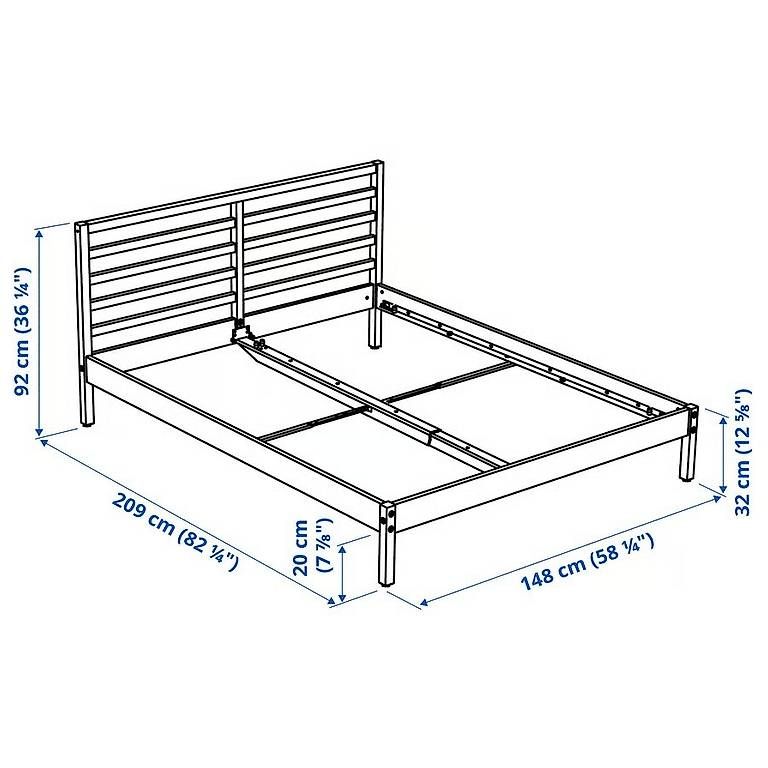 Lits: Lit 140  x 200 avec sommier réglable – D'occasion à Yverdon-les-Bains par Moyna 1