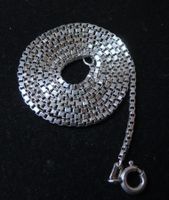 Silber 925 Venezianer Halskette 46 cm / 1,25 mm